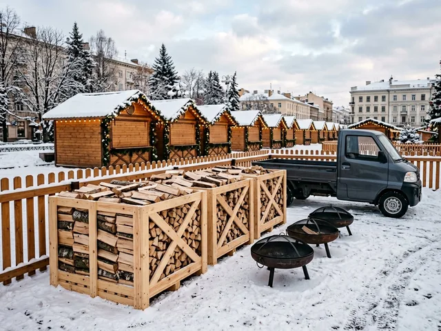 Дрова для ярмарок и городских праздников в Звенигороде